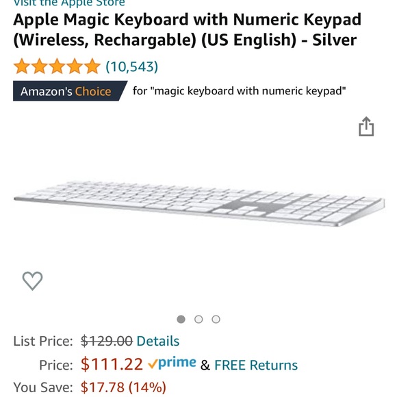 Magic keyboard with number pad - Picture 4 of 4